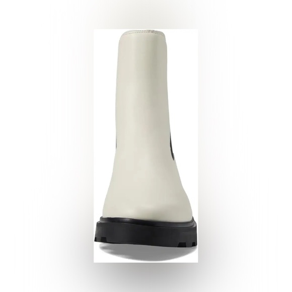 🖤MADEWELL WYCKOFF CHELSEA LUG SOLE LEATHER BOOTS PALE PARCHMENT 8 - Picture 4 of 12